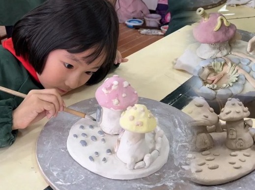 【凌霄新闻台】雨过天青云破处 这般颜色做将来——2021-2022学年度第一学期宝小陶艺社团活动回顾