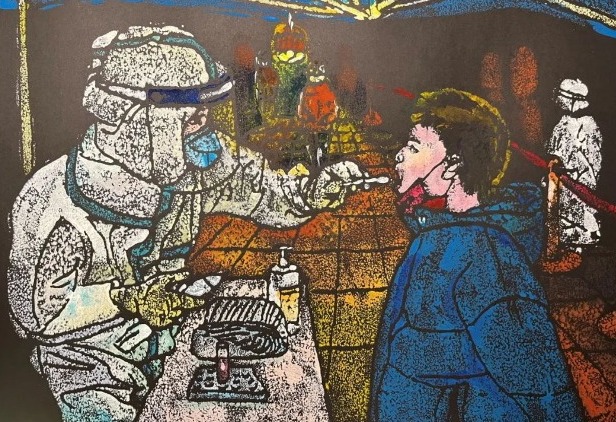 【凌霄新闻台】“疫”起宅家，以“艺”战“疫”（二）——宝带实小高年级同学及美术老师们抗击疫情作品展示