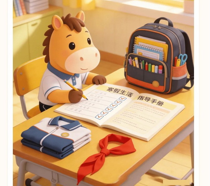 【凌霄新闻台】开学温馨小贴士｜“带” 你启航，“马”上出发